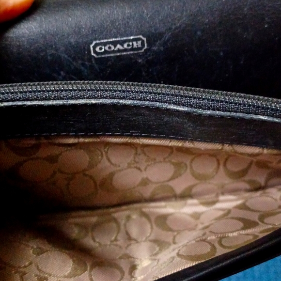 EUC Vintage COACH Wallet Black - Picture 8 of 11